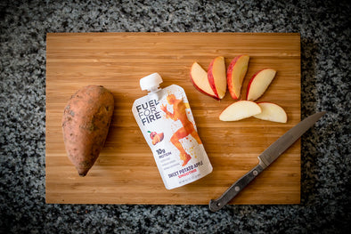 Sweet Potato Apple Cutting Board